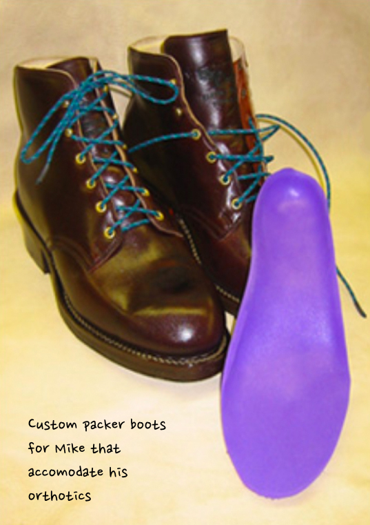Custom Boots wiht Orthotic